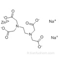 Zincate (2 -), [[N, N&#39;-1,2-éthanediylbis [N - [(carboxy-kO) méthyle] glycinato-kN, kO]] (4 -)] -, sodium (1: 2), (57184446, OC-6-21) - CAS 14025-21-9